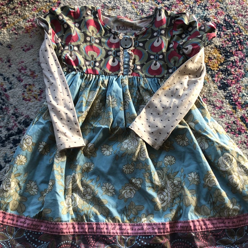 Matilda Jane Sz 6 long sleeve dress